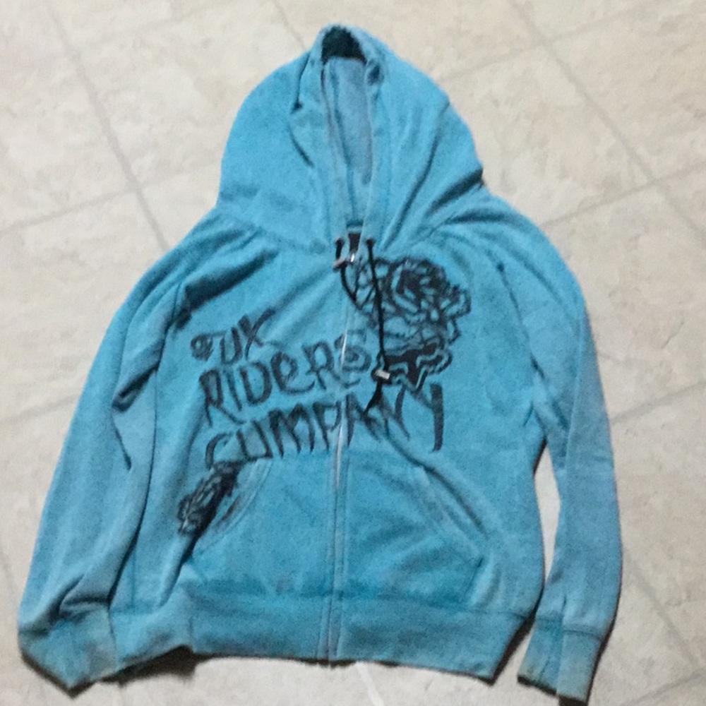Fox teal hoodie